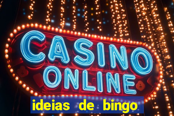 ideias de bingo para o natal